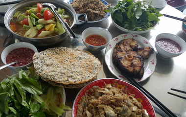 Local Vietnamese dishes